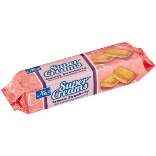 HENRO SUPER CREAMS CRMY STRWBERRY 125G