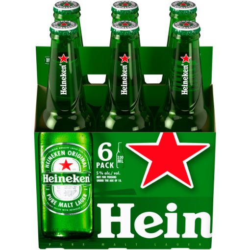 HEINEKEN LAGER NRB 330ML x 6