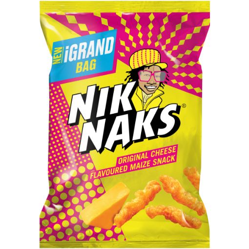 SIMBA NIKNAKS MAIZE SNACK CHEESE 190G