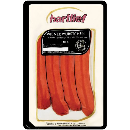 HARTLIEF WIENER WURSTCHEN 225G