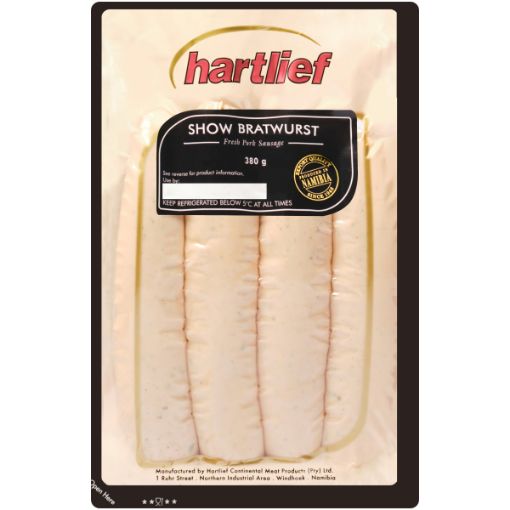 HARTLIEF SHOW BRATWURST 380G