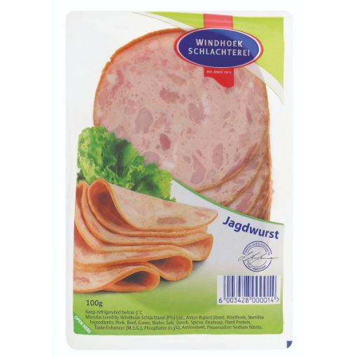 WINDHOEK SCHLACH V/PACK JAGDWURST 100G