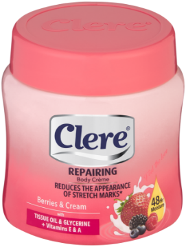 CLERE BODY CREAM BERRIES&CREAM  1 x 300ML