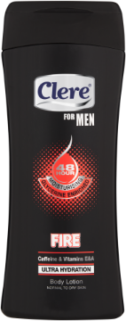 CLERE H&BODY LOTION FIRE FOR MEN  1 x 400ML