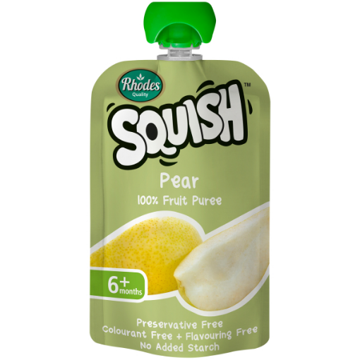 RHODES SQUISH INFANT FOOD PEAR  1 x 110ML