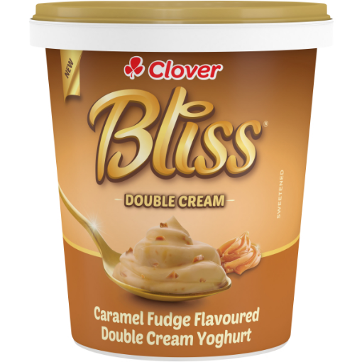 CLOVER YOGHURT D/C  CARAMEL FUDGE  1 x 1KG