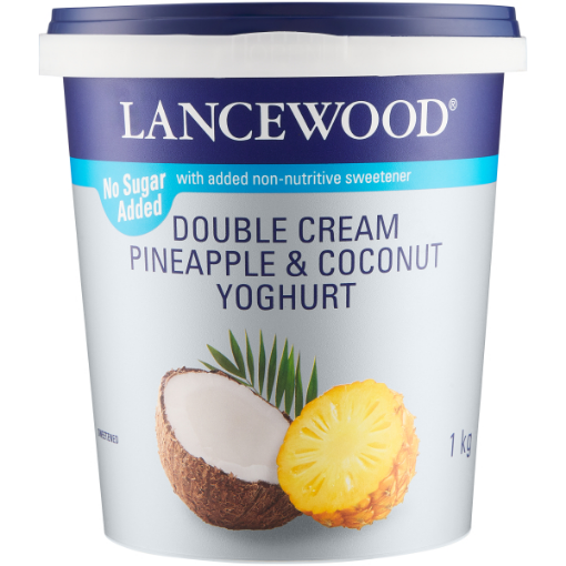 LANCEWOOD YOGHURT D/C NSA YOG PINE&COCONUT  1 x 1KG