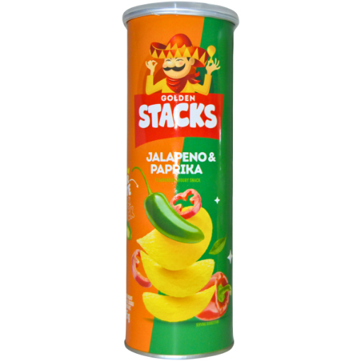 GOLDEN STACKS  PAPRIKA & JALAPENO  1 x 95G