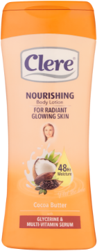 CLERE SKIN LOTION COCOA BUTTER  1 x 400ML