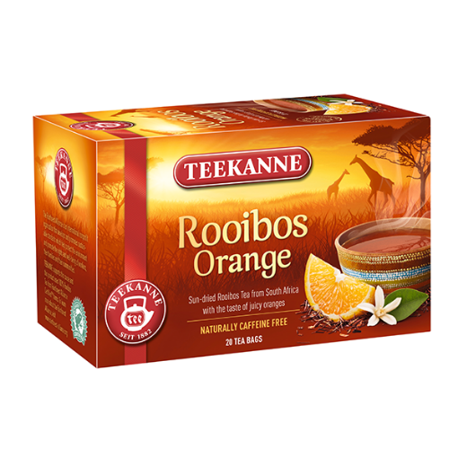 TEEKANNE TEA ROOIBOS ORANGE  1 x 20`S
