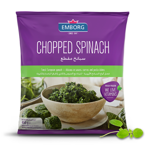 EMBORG CHOPPED SPINACH  1 x 900G
