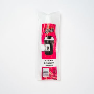 STAR KITCHEN BIN BAGS MEDIUM B O R  1 x 20`S