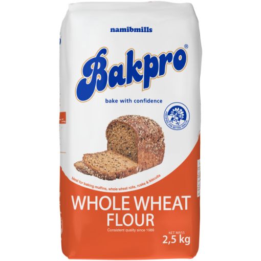 BAKPRO FLOUR WHOLE WHEAT  1 x 2.5KG