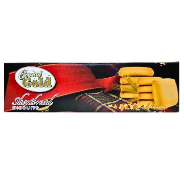 CRYSTAL GOLD SHORTBREAD BISCUIT  1 x 185G