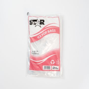 STAR BAG CLEAR LD ICE POP  1 x EACH
