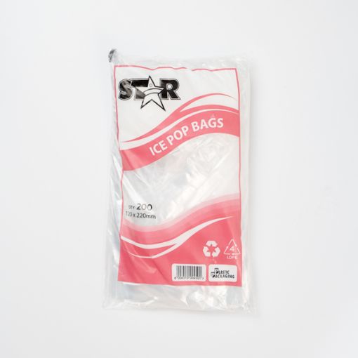 STAR BAG CLEAR LD ICE POP  1 x EACH