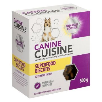 CANINE CUISINE  B/FAST BOOST BEEF 500G