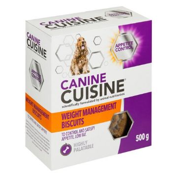 CANINE CUISINE WEIGHT MANAGE BISC 500G